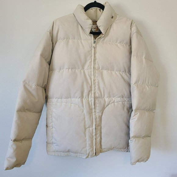 No brand / Not sure Jackets & Blazers - Vintage Ski Daddle Puffer Jacket Men's L Goose Down Puffy Coat 1980s Nylon